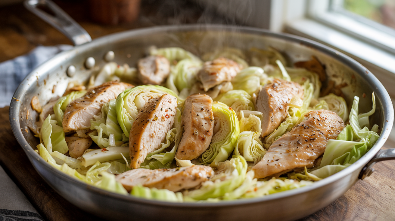Keto Chicken & Cabbage Stir-Fry (One-Pan Dinner)