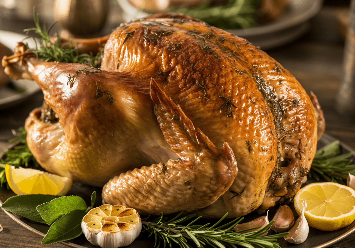 Keto Herb Butter Roast Turkey (or Chicken)