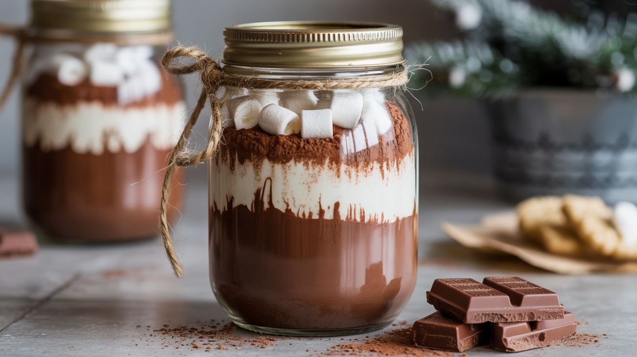 Keto Hot Chocolate Mix (Holiday Gift Jar Version)
