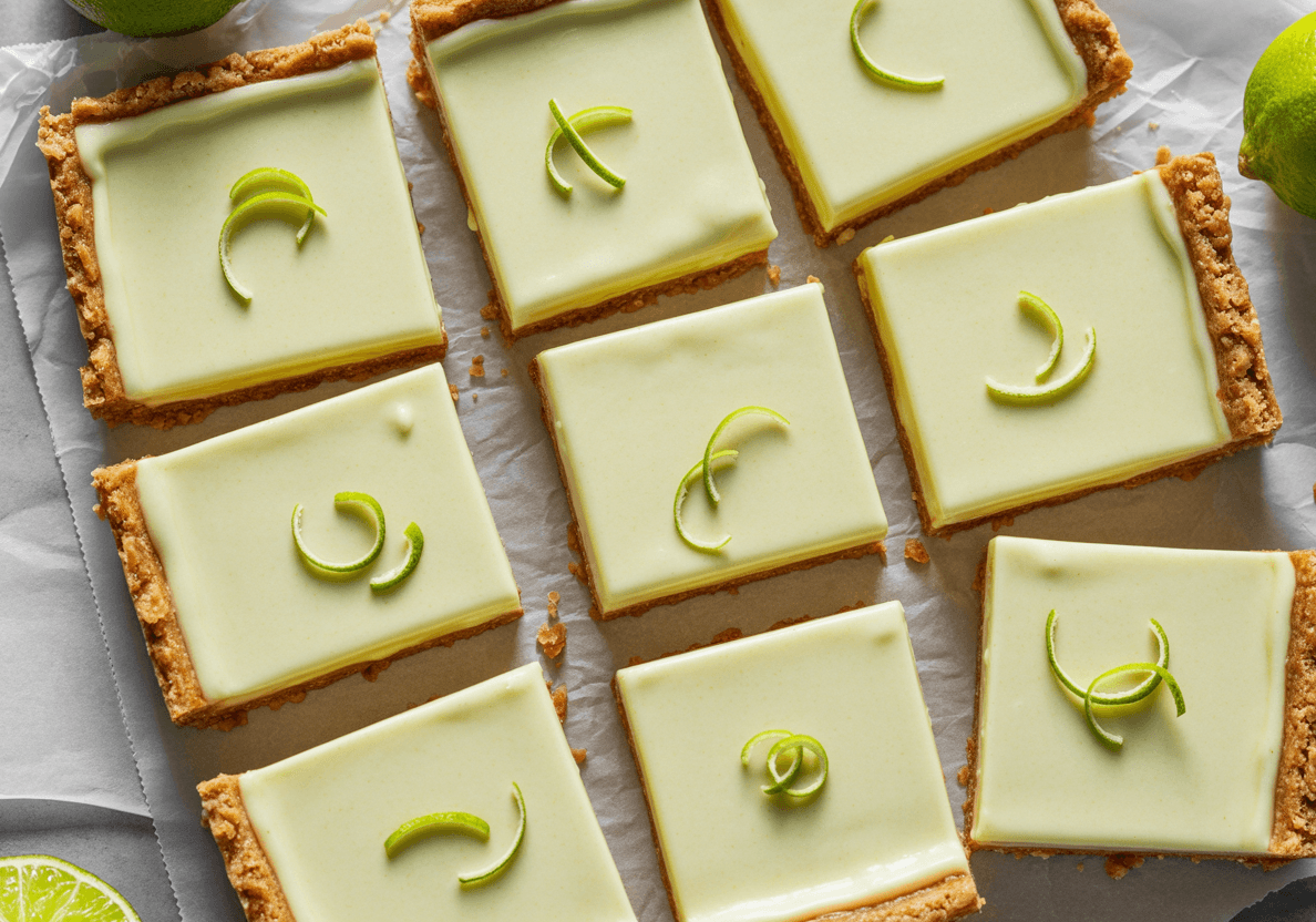 Keto Key Lime Pie Bars