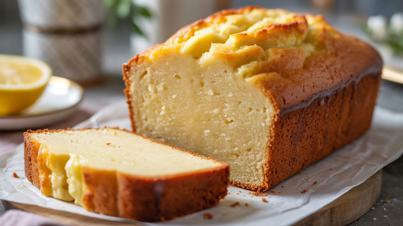 Keto Lemon Ricotta Pound Cake (Moist, Bright & Low-Carb)