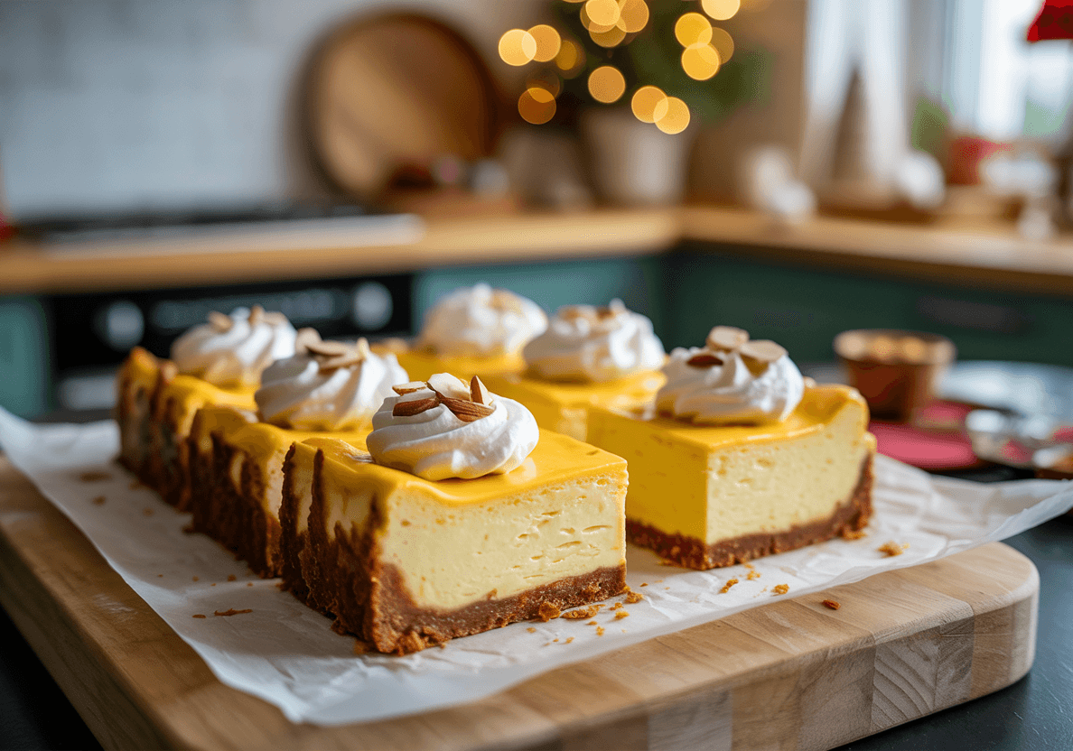 Keto Saffron Cheesecake Bars – Creamy, Low-Carb & Festive