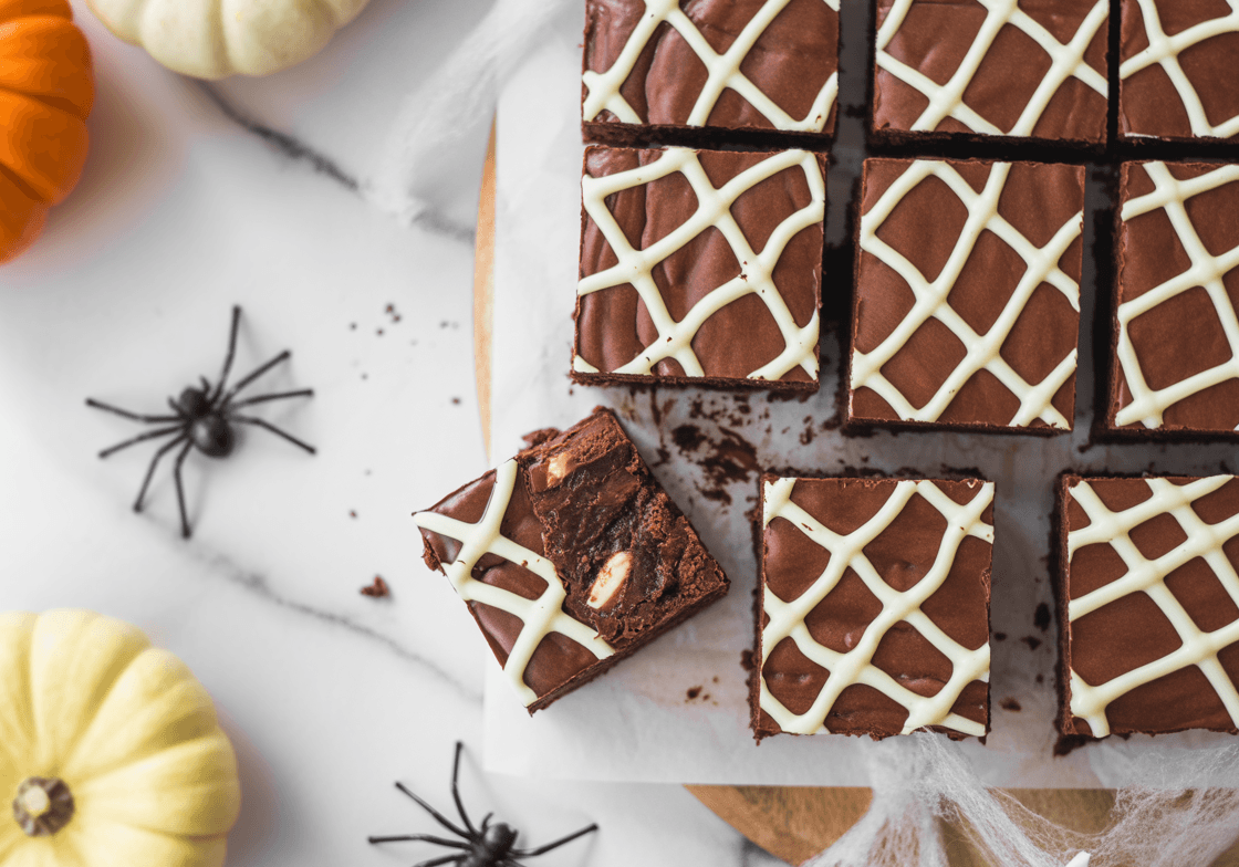 Keto Spiderweb Brownies – Gooey & Low Carb