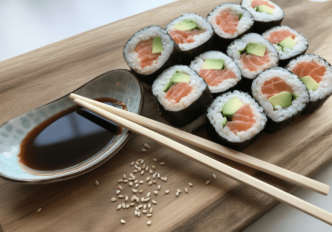 Keto Sushi Rolls (with Cauliflower Rice)