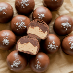 Keto Chocolate Peanut Butter Fat Bombs