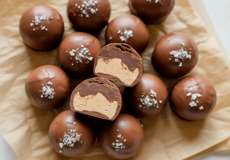 Keto Chocolate Peanut Butter Fat Bombs