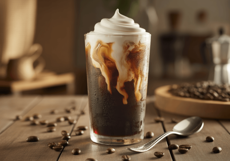 Keto Iced Coffee with Cream