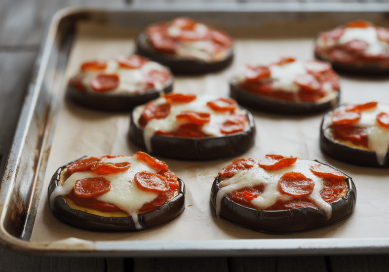 Eggplant Pizza Bites