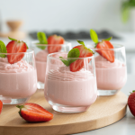 Keto Strawberry Cheesecake Mousse