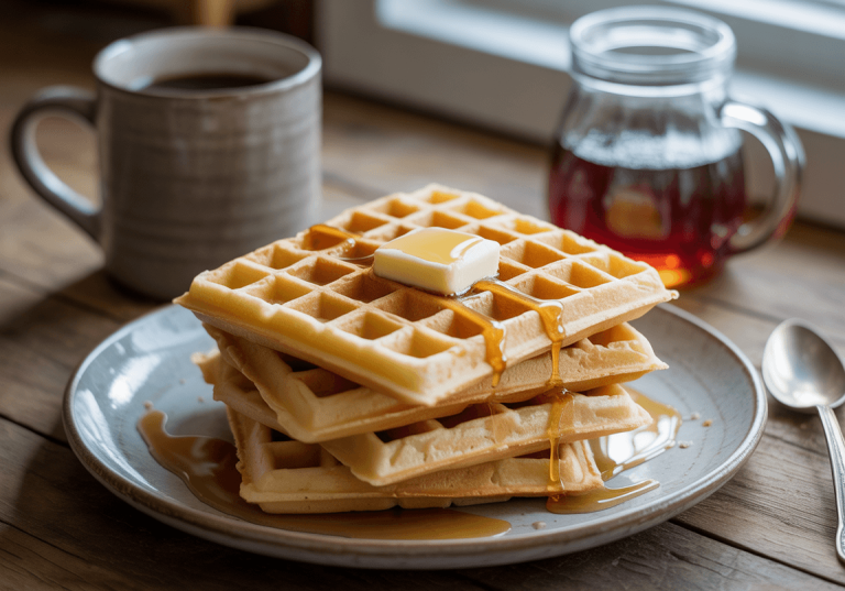 Keto Chaffles (Cheese Waffles)
