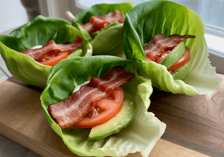 Keto BLT Lettuce Wraps