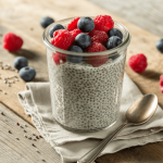 Keto Chia Seed Pudding with Berries