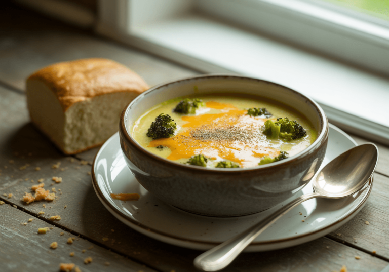 Creamy Keto Broccoli Cheddar Soup