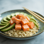 Keto Salmon Poke Bowl