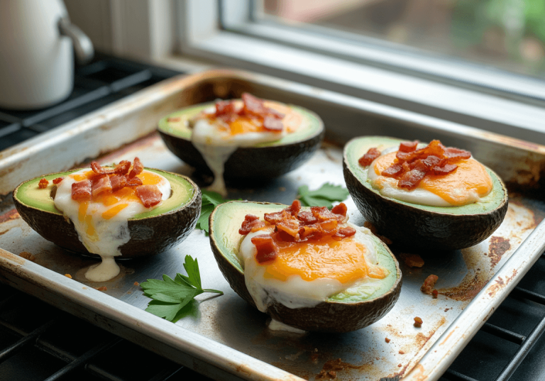 Keto Avocado & Egg Breakfast Cups