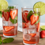 Keto Strawberry Mint Cooler