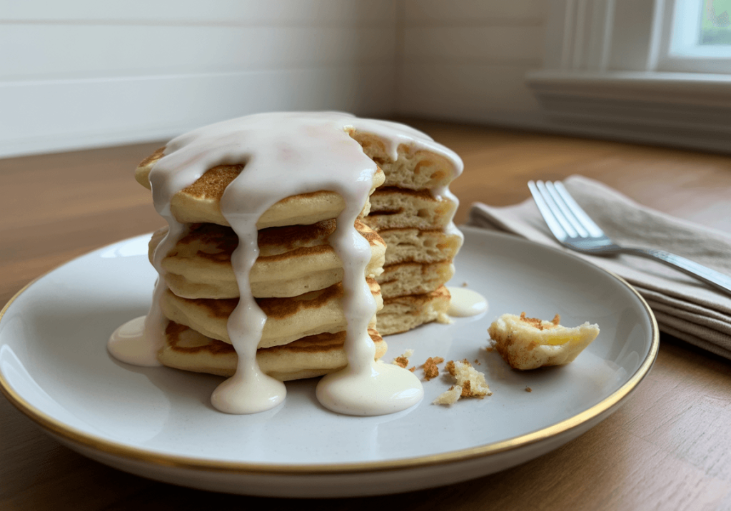 Keto Cinnamon Roll Pancakes