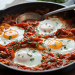 Keto Shakshuka (Eggs in Spicy Tomato Sauce)
