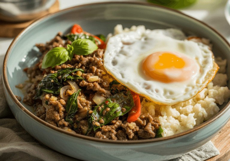 Keto Thai Basil Beef (Pad Krapow) – Low Carb Thai Street Food