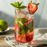 Keto Strawberry Mojito Mocktail – Low Carb Summer Drink