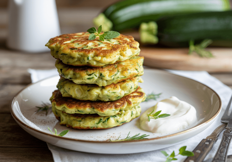 Keto Zucchini & Cheese Breakfast Fritters Keto Zucchini & Cheese Breakfast Fritters