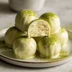 Keto Matcha White Chocolate Truffles