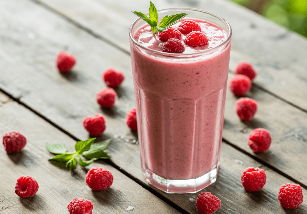 Keto Raspberry Smoothie – Low Carb & Refreshing