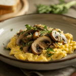 Creamy Mushroom & Herb Scramble