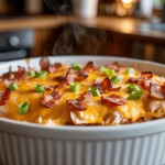 Keto BBQ Chicken Casserole – Smoky, Cheesy & Family-Friendly