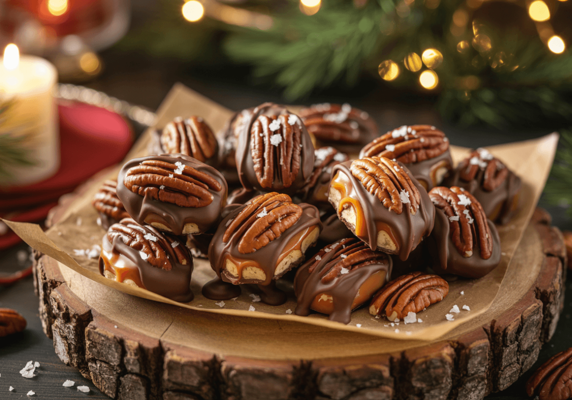 Keto Caramel Pecan Clusters (Turtle Candy)