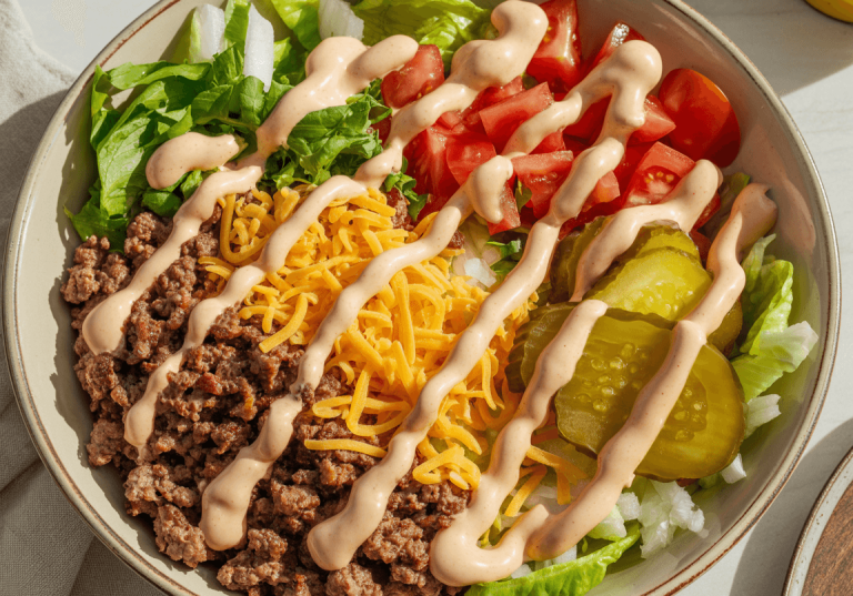 Keto Cheeseburger Bowl
