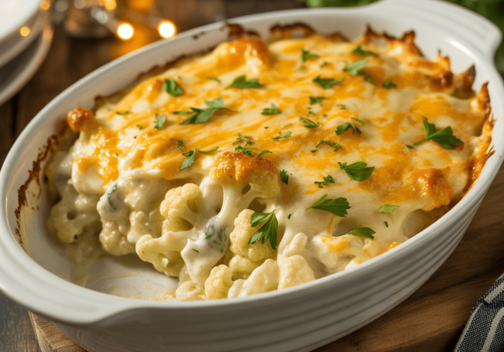 Keto Chicken Alfredo Casserole – Creamy Low-Carb Comfort Food Keto Chicken Alfredo Casserole – Creamy Low-Carb Comfort Food