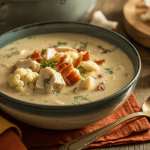 Keto Chicken & Cauliflower Chowder