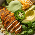 Keto Chipotle Chicken Burrito Bowl