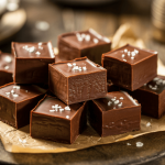 Keto Chocolate Fudge with Sea Salt