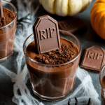 Keto Chocolate “Graveyard” Mousse Cups – Spooky Low Carb Dessert