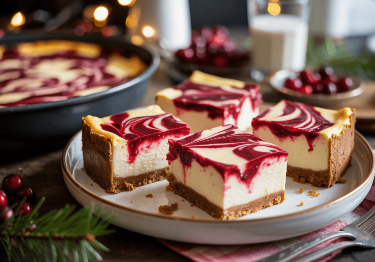 Keto Cranberry Cream Cheese Bars