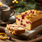 Keto Cranberry Orange Coffee Cake