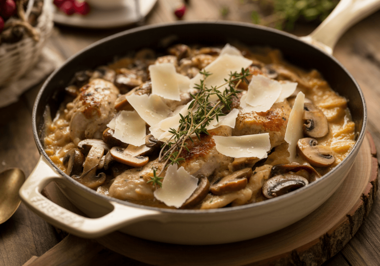 Keto Creamy Turkey & Mushroom Skillet (Thanksgiving Leftover Edition) Keto Creamy Turkey & Mushroom Skillet (Thanksgiving Leftover Edition)