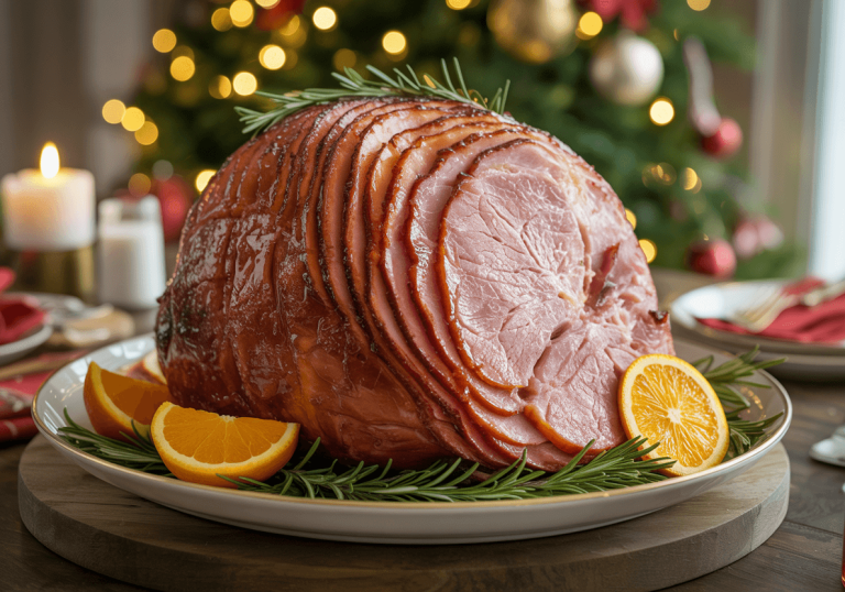 Keto Glazed Ham with Sugar-Free Maple Sauce