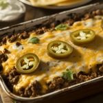 Keto Ground Beef Enchilada Casserole