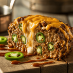 Keto Jalapeño Cheddar Meatloaf – Spicy, Cheesy, and Perfectly Moist
