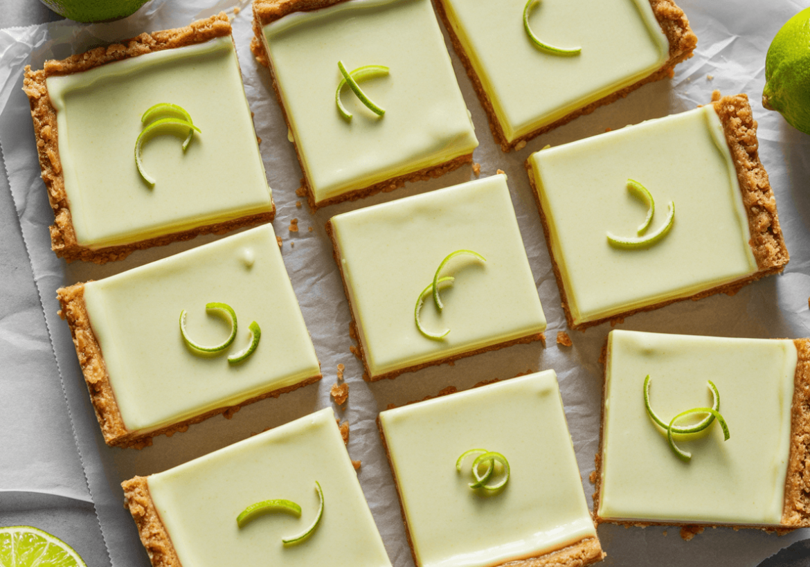 Keto Key Lime Pie Bars