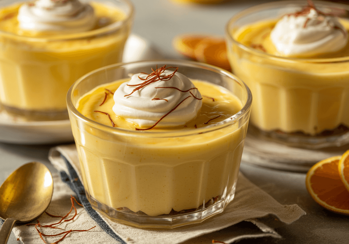 Keto Saffron Cream Pudding (Low-Carb Custard)