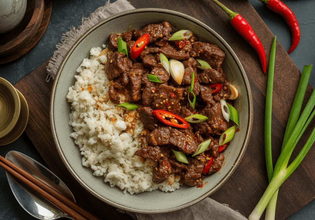 Keto Sichuan Beef with Chili Oil (Low Carb & Spicy)