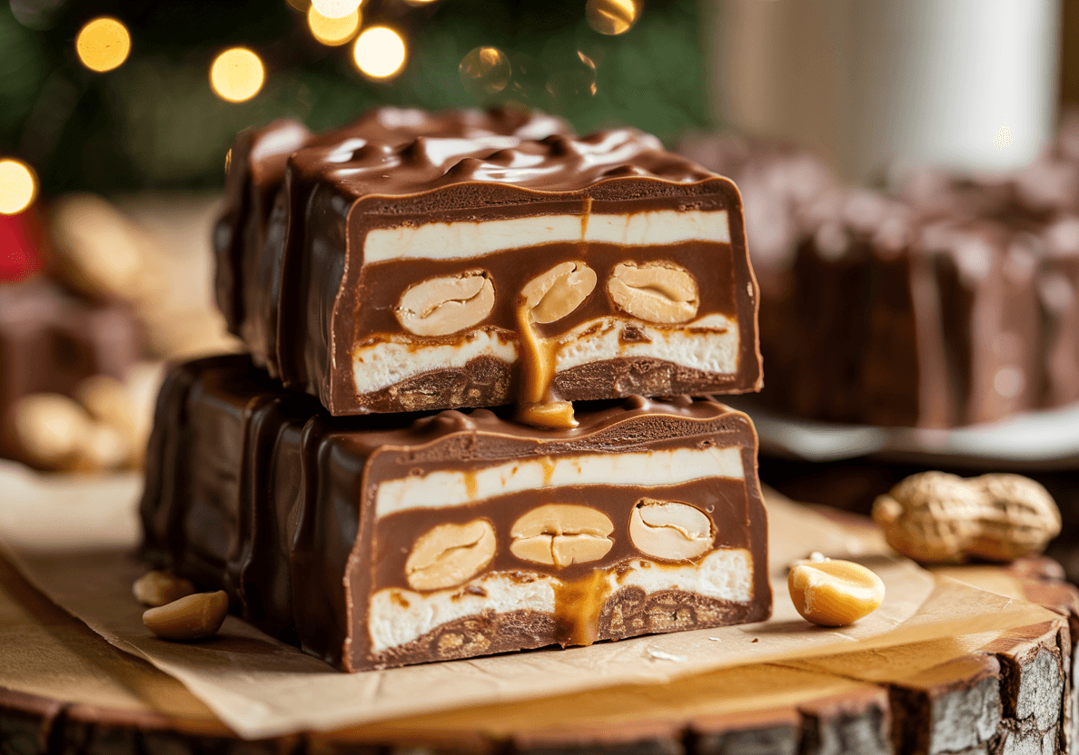 Keto Snickers Bars (Sugar-Free & Low Carb)