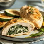 Keto Spinach & Feta Stuffed Chicken Breasts