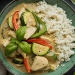 Keto Thai Green Curry with Chicken (Low Carb & Spicy)