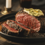 Keto Vampire Steak with Garlic Butter