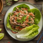 Low-Carb Thai Larb Salad (Spicy Minced Chicken)